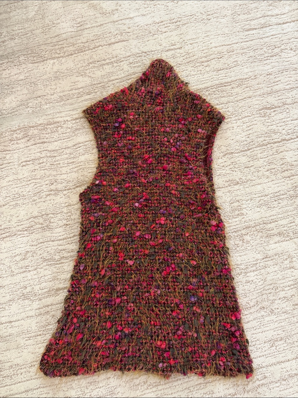 Vintage Bryn walker eyelash wrap sweater vest M - Picture 6 of 7